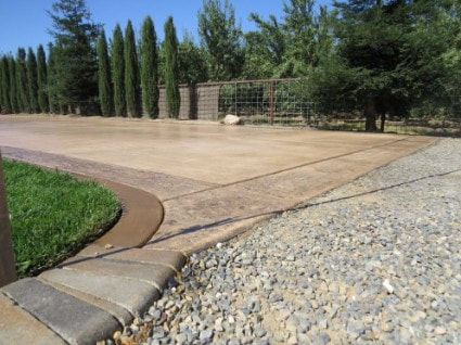 driveway done in Roseville, California