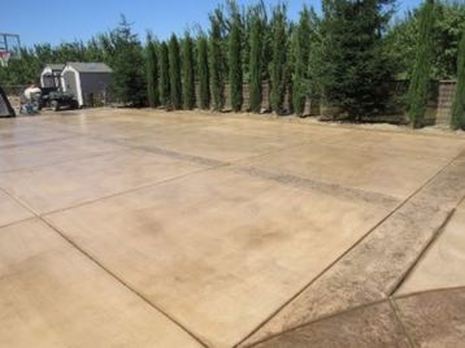 image of stamped concrete driveway contractors in roseville, ca