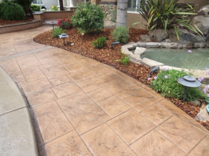 picture of stamped concrete masonry in Roseville, CA