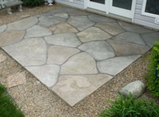 a picture of a stone pavers patioin antelope, ca